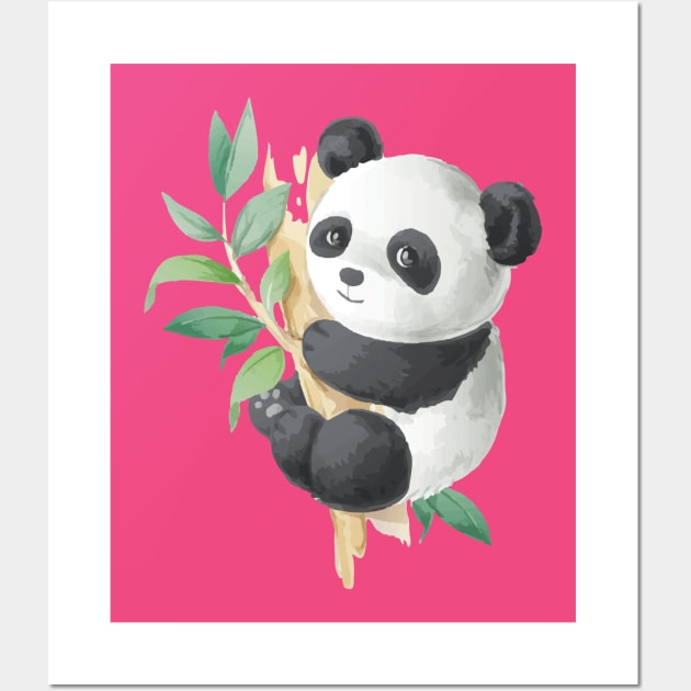 Panda Desing Wall Art by SGcreative